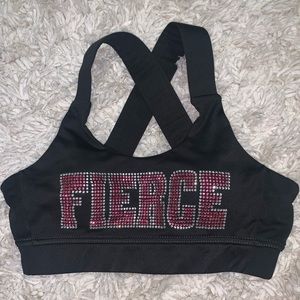 CA fierce sparkly sports bra